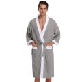 Men Womens Lightweight Kimono Robes Bathrobe Soft Sleepwear