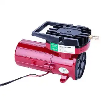 HAILEA ACO-003 DC 12V 60L/min Permanent Electromagnetic Air Compressor: Ideal for Hydroponics, Ponds, Aquariums, and Fish Tanks