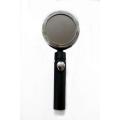 New style ABS chromed water saving shower head rainfall bathroom handheld with stop button