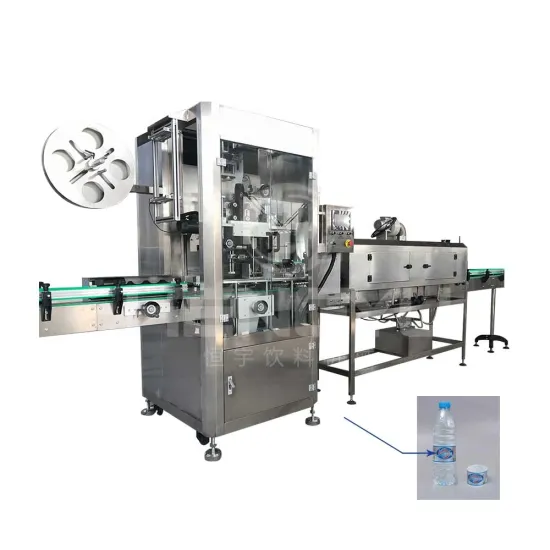 Automatic Shrink Sleeve Applicator for Cups, Cans, and Bottles