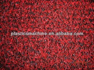 Plastic coil floor mat machine/production line