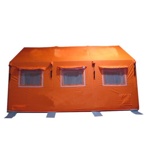 Orange Oxford Quick Deployment Inflatable Tent
