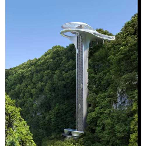 Escalera Qingyun del desfiladero de Xiangyuan Bifeng