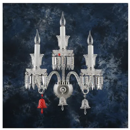 Baccarat Crystal Wall Sconce Modern Luxury Bedroom Lamp CZ2530