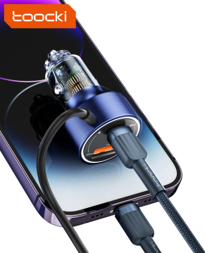 Toocki 60W Fast Charger Type C Laptop Adapter & Car USB Charger