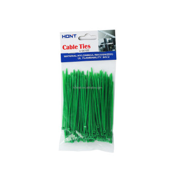 Nylon 66 PA 66 Cable Ties - 100 Pcs Pack China Factory Supplier