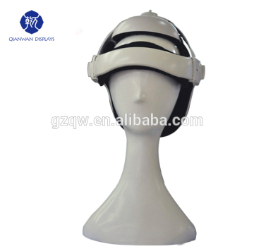 Half transparent mannequin head for sunglass display