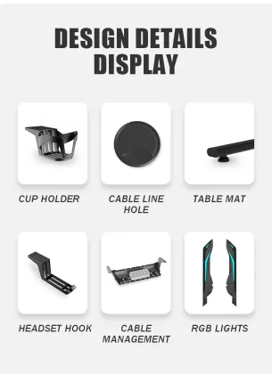 Factory Wholesale Hot Sale Internet Cafe Desk PC Gaming Desk