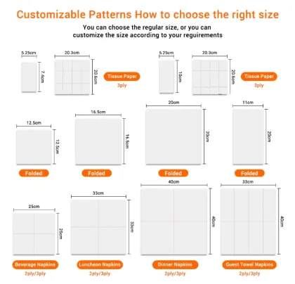 Custom 3ply Printed Handkerchief Tissue Paper