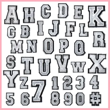 Wholesale Soft PVC Shoe Decorations: Silver Letter Styled Shoe Charms by Designer