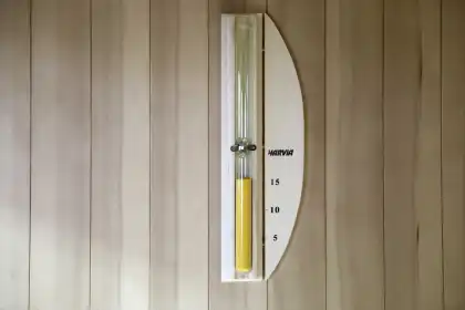 V Health Indoor Outdoor Wooden Steam Sauna with Hawiya Sauna Stove