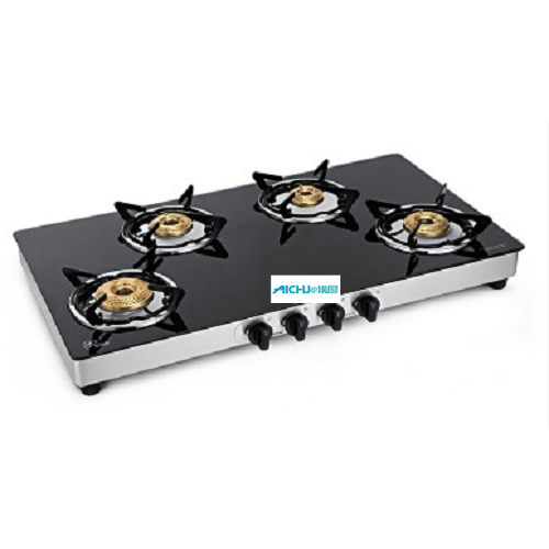 Crystal Nova 4 Burner Toughened Glass Cooktop