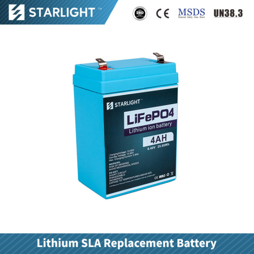 6.4V 4AH LiFePO4 Battery Replaced Lead Acid Battery