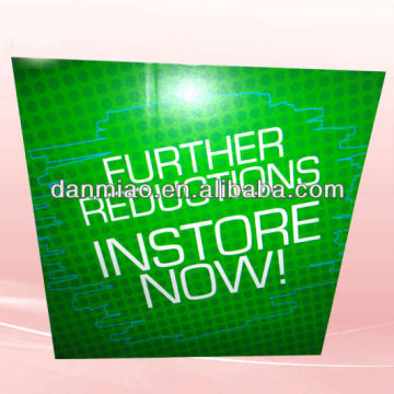 Removable instruction wall vinyl decal