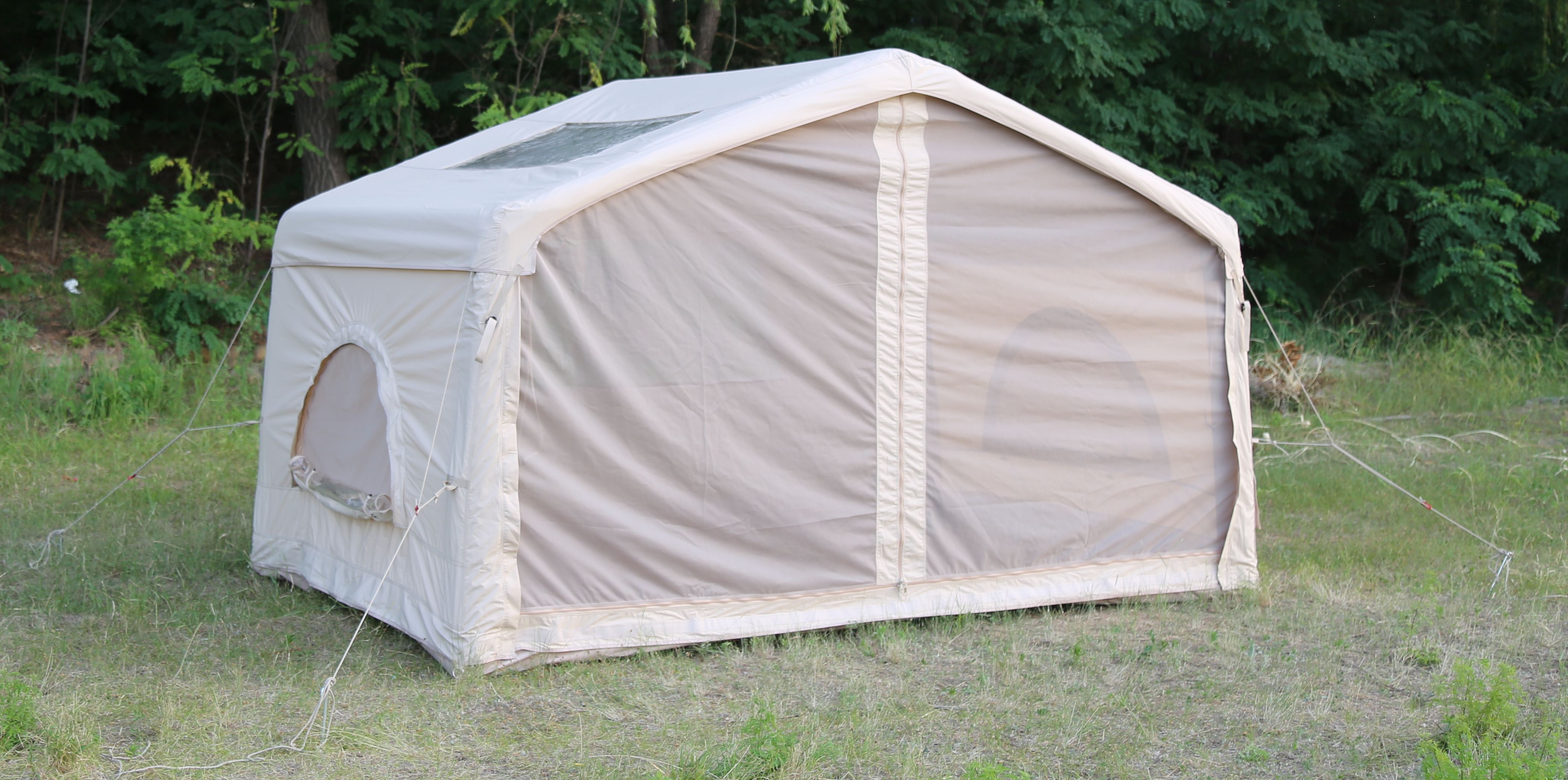 8 metros cuadrados fuera de la carpa inflable para acampar