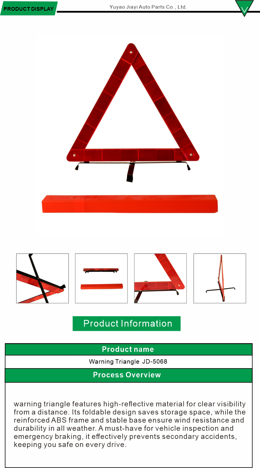 High Brightness Warning Triangle