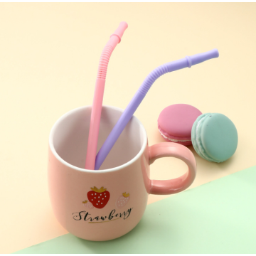 Reusable Silicone Straws Kids Drinking Straws