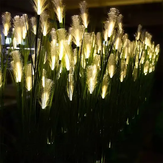 Reed fiber optic light for floor
