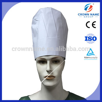 disposable paper chef cap