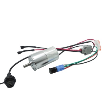 Aangepaste OEM 12V landbouwapparatuurmotor met externe schakelaar en drukknopmontage