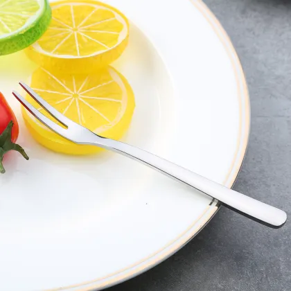 Bar hotel Stainless mini cake fruit fork