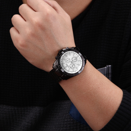 Casual Stainless Steel Quartz Watches Men
