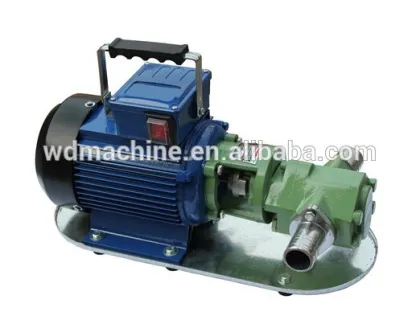 WCB portable mini gear pump, gear oil pump,oil transfer pump