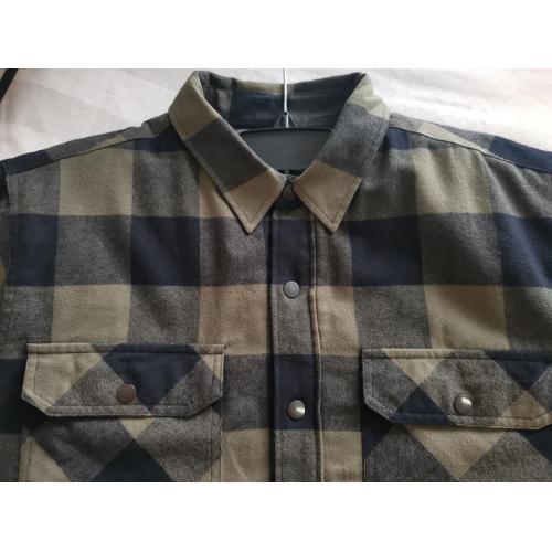 Men Coat Shirt Men Y/D Flannel With Padding And Pocket Supplier