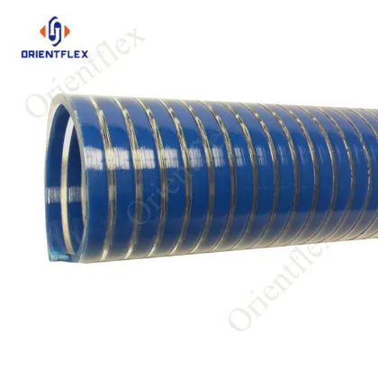 spiral water flow mining suction hose pipe