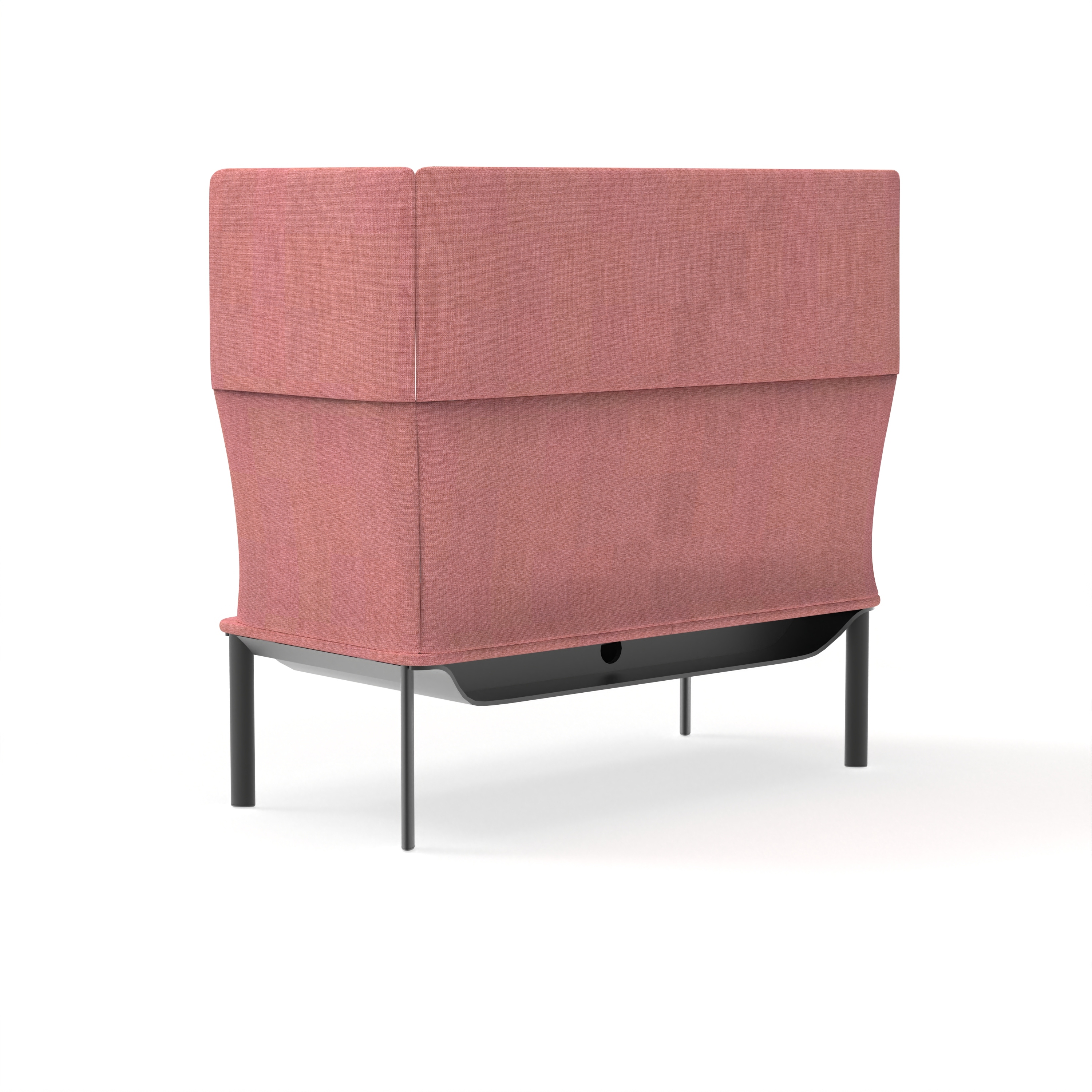 Two Seater High Back Sofa