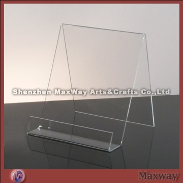 Table Tent Counter Clear Acrylic/Perspex CD Display Stand