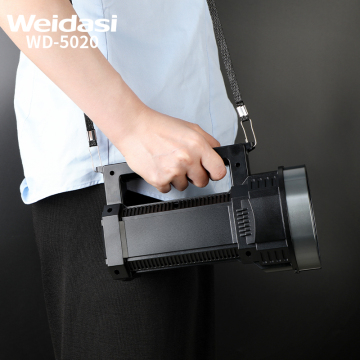Portable Rechargeable LED Searchlight - High Brightness Handheld Spotlight for Emergencies