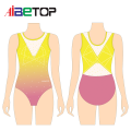 Laraçóis de ginástica de spandex personalizados com strass