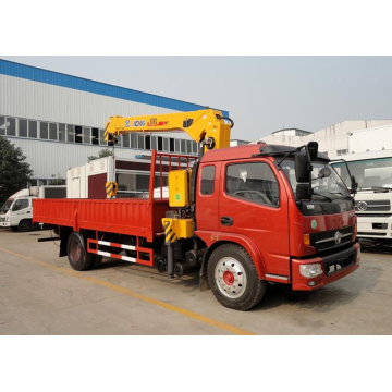 Construction use Dongfeng 3Ton small truck mounted crane