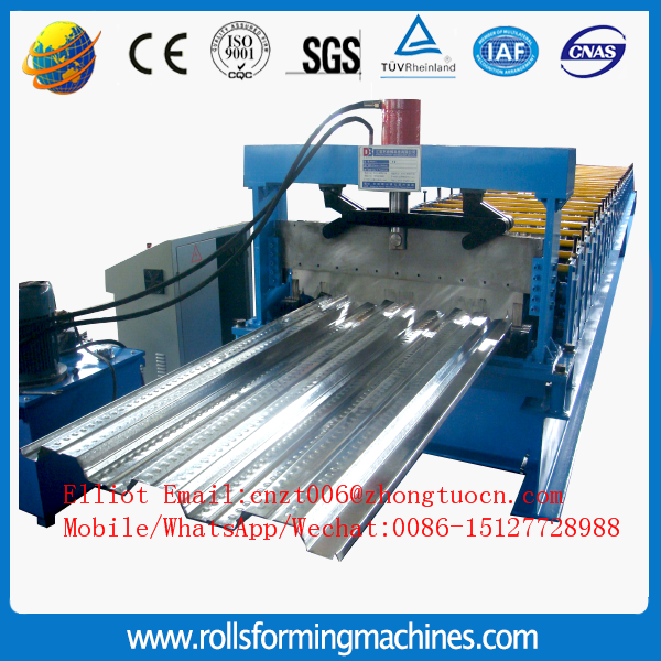 Decking floor sheet roll forming machine