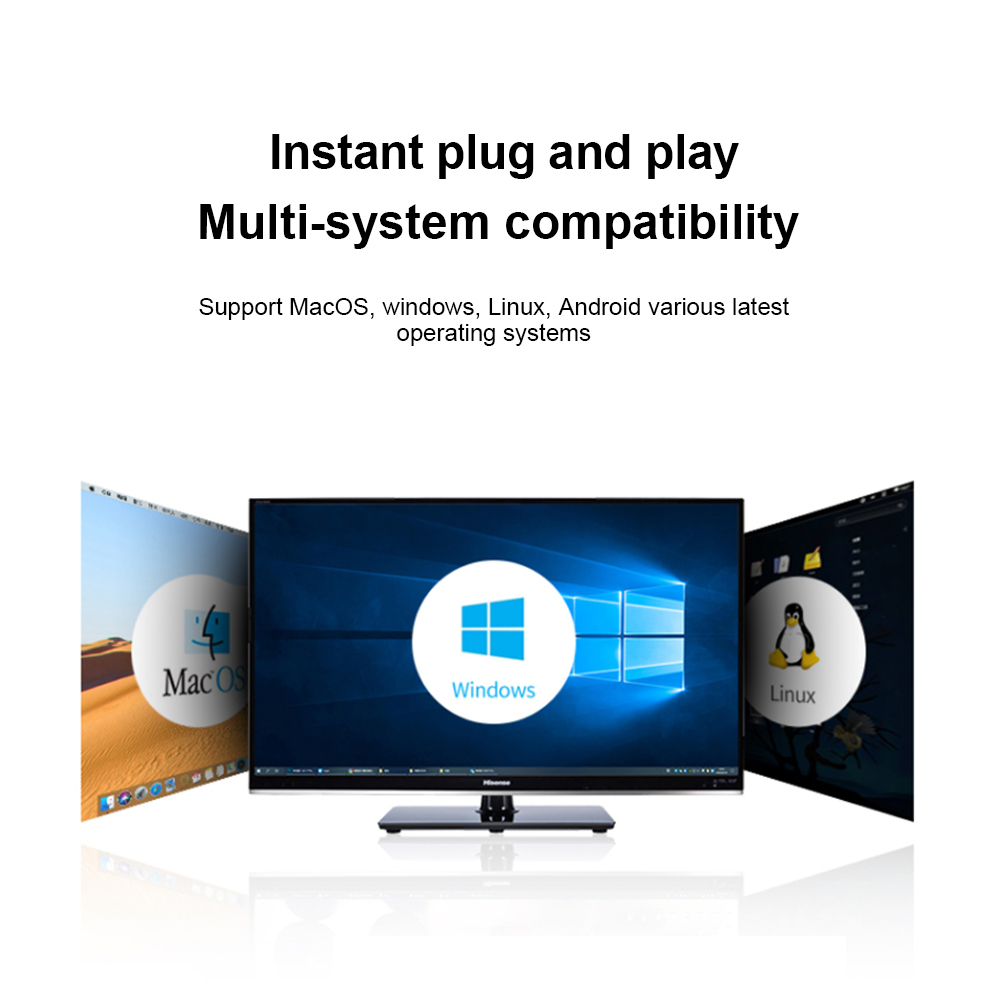 USB C Docking Station 8in1 Type C Adapter