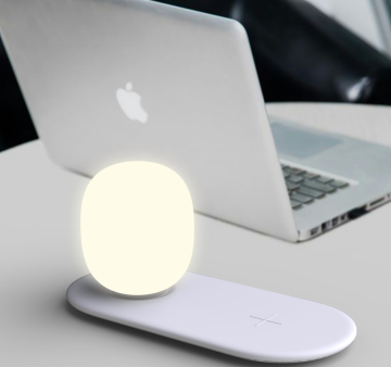 Wireless Fast Charger LED Desk Lamp with Dimmer and 3 CCT Light