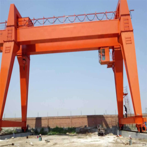 Single hook 10 ton double girder gantry crane