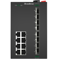 8+8 Ports Hot Sales Industrial Ethernet Switches for Monitor