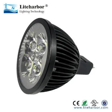 aluminum black color 5W dimmable mr16 interior spotlights
