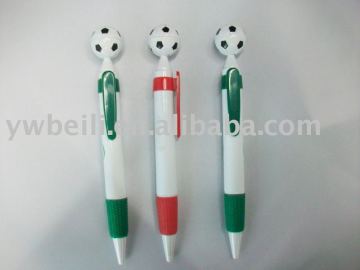 promotional plastic fooball ball pen