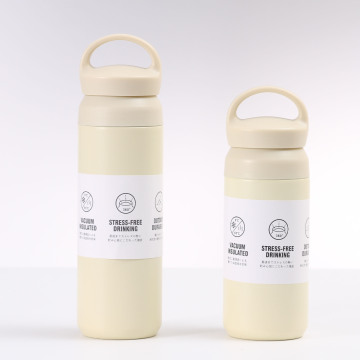 Double Wall Stainless Steel Vacuum Flask Travel Mug - 500ml Portable Coffee Cup