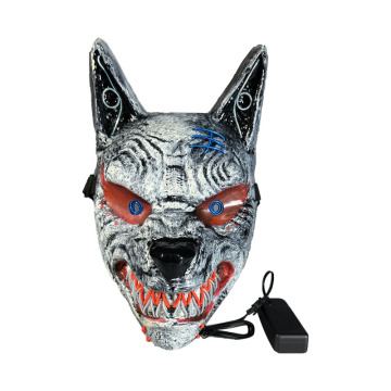 ماسک ال ای دی Scary Wolf Halloween Cosplay