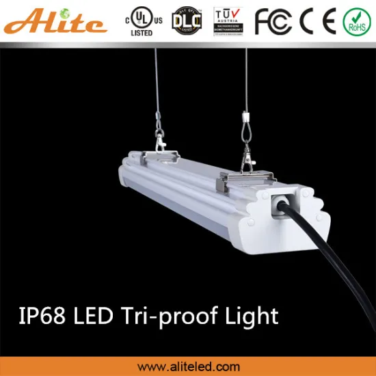 2017 hot sale IP 65 waterproof Emergency 5feet 60w tri prioof light with CE ROHS EMC TUV UL CUL DLC approved