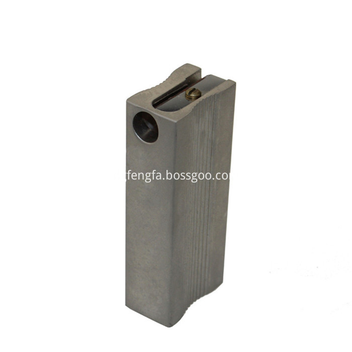 Custom zinc alloy square pencil sharpener