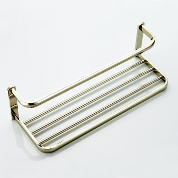 Towel rack brass zirconium gold bath rack simple towel bar