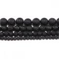 Craft Natural Black Lava Beads for Jewelry Making