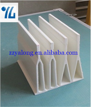 Industrial platforms and walkways fiberglass pultrusion beam construction plastic beams
