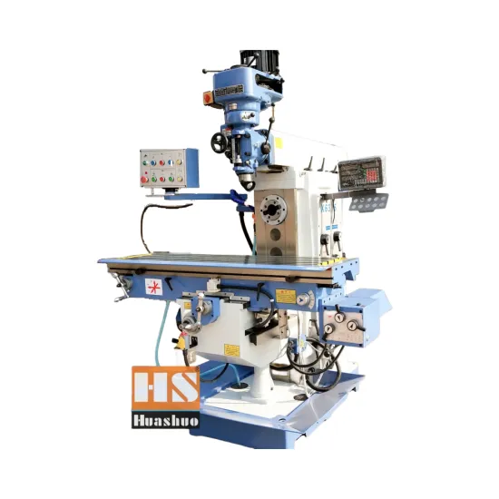 Taiwanese CNC Milling Machine: X6336 Universal Turret Drill Mill for Metal Workpieces