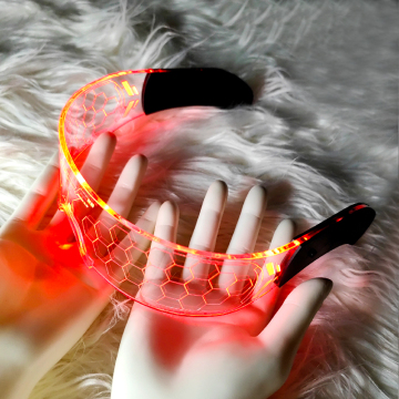 Wholesale Advertising Gift LED Glow Lighting RGB Full Color Flashing Eye Glasses